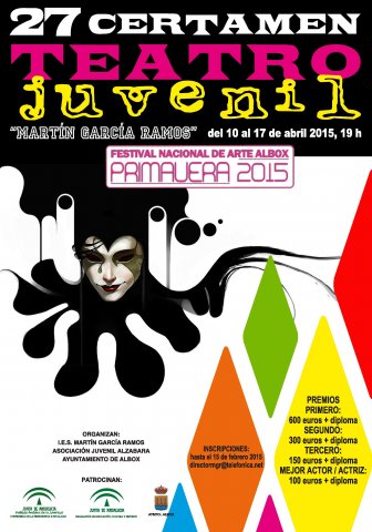 Cartel 27 Certamen Teatro Juvenil "Martín García Ramos"